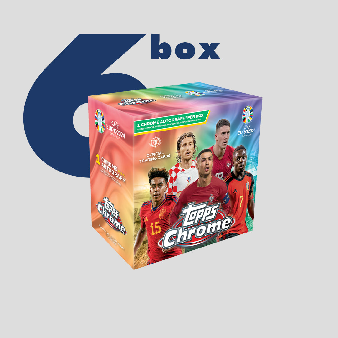 2023-24 Topps Chrome Euro UEFA Soccer Hobby Box (half case) QSB#305